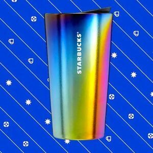 Starbucks Matt Oil Slick Ion Ombre Ceramic Cup Tumbler New Holiday 2022 Release